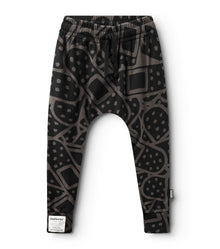 Kid | Light Bandaid Baggy Pants | Black