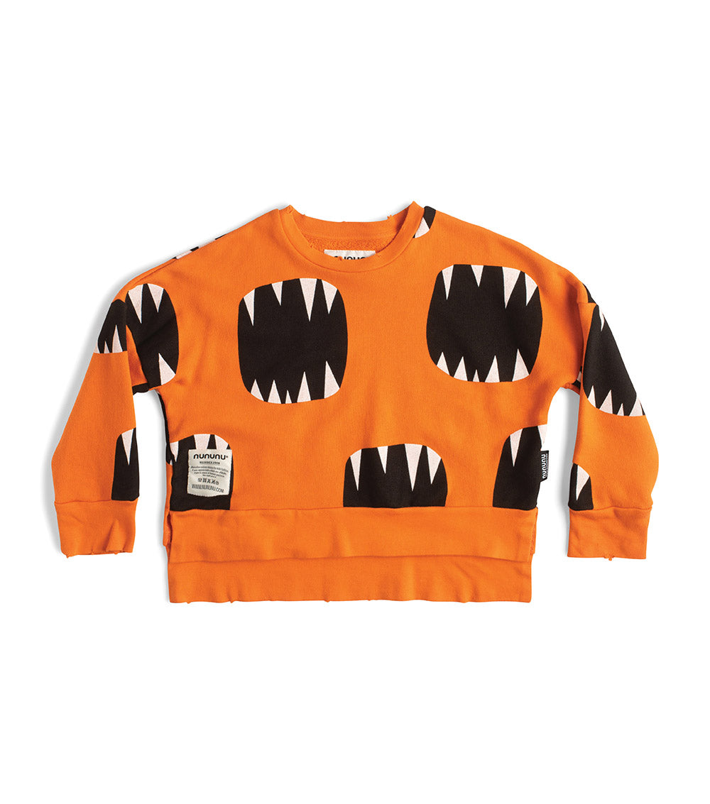Kid | Roar Box Sweatshirt | Orange