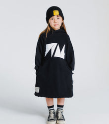 Kid | Nu Hooded Dress | Black