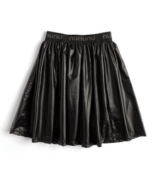 Kid | Flowy Nylon Skirt | Black