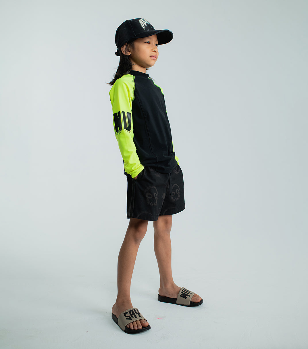 Kid | Surf'S Up Rashguard | Black