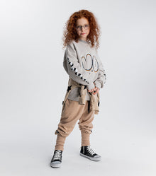 Kid | Bubbly No! Sweatshirt | Smokey Grey
