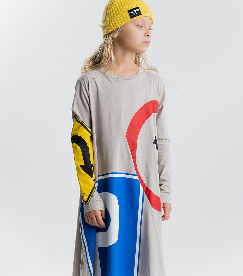 Kid | Nununu Way 360 Dress | Smokey Grey
