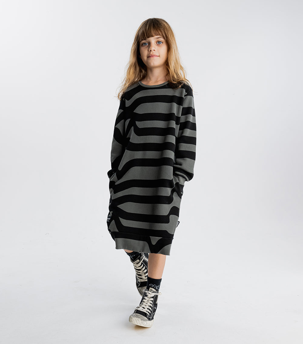 Kid | Road Web Dress | Graphite