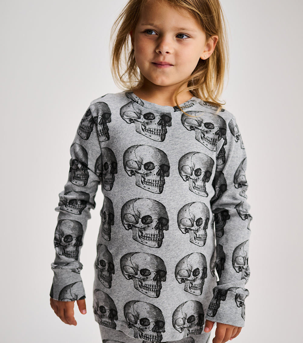 Unisex | Md Skull Loungewear | Heather Grey