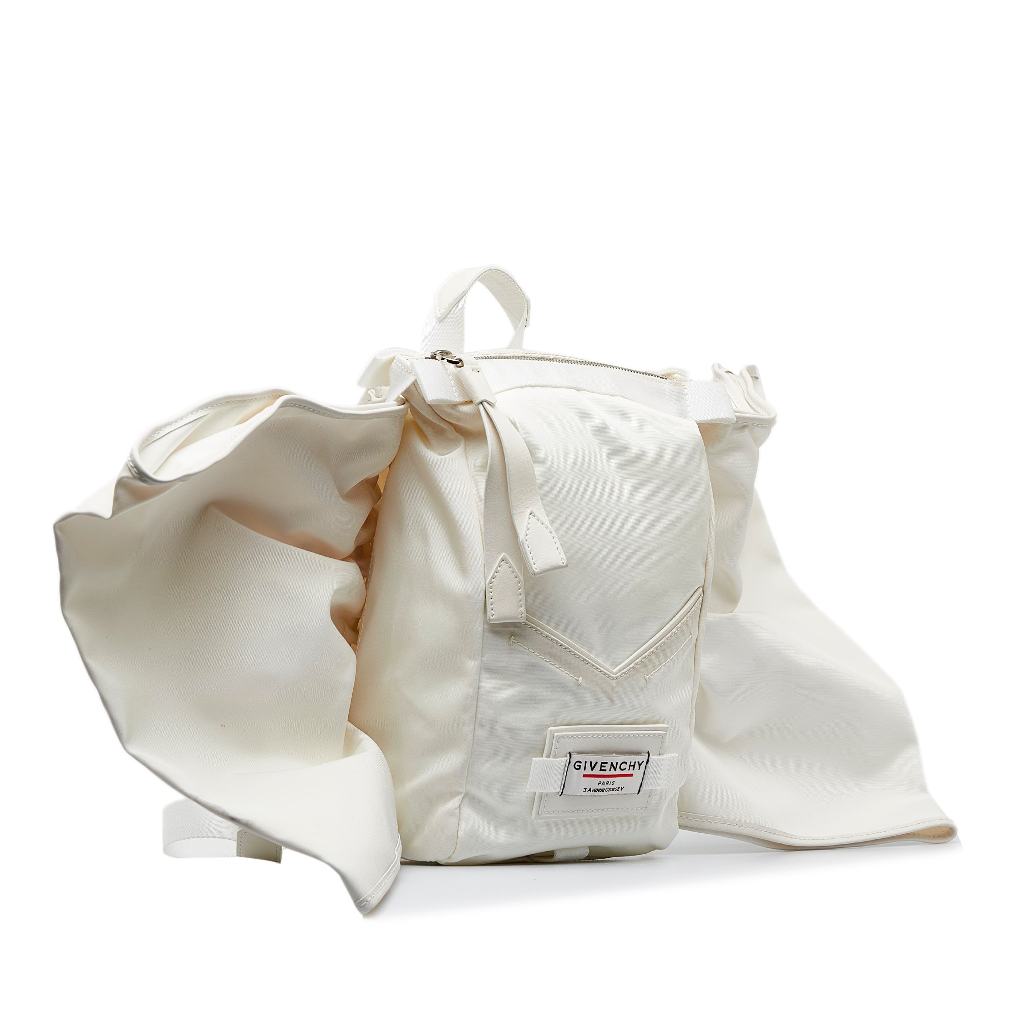 Givenchy | Pre-Owned Downtown Bow Backpack | White