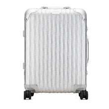 Dior | Pre-Owned Rimowa Oblique Aluminum Gradient Cabin Luggage | Silver