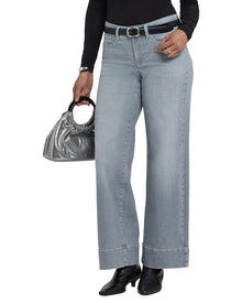 NYDJ | Womens | Teresa Silver Eiffel Wide Leg Jean | black multi