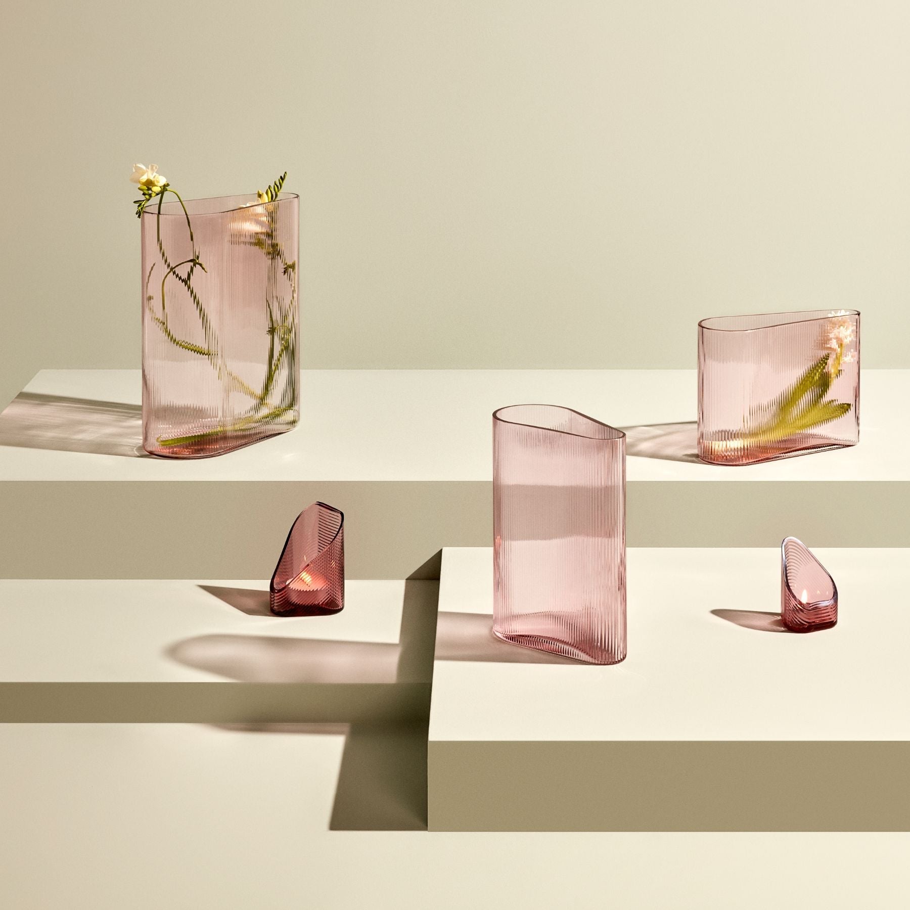 Mist Vase - Tall | Dusty Rose