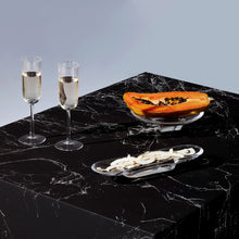 Silhouette Footed Bowl | Clear Crystal