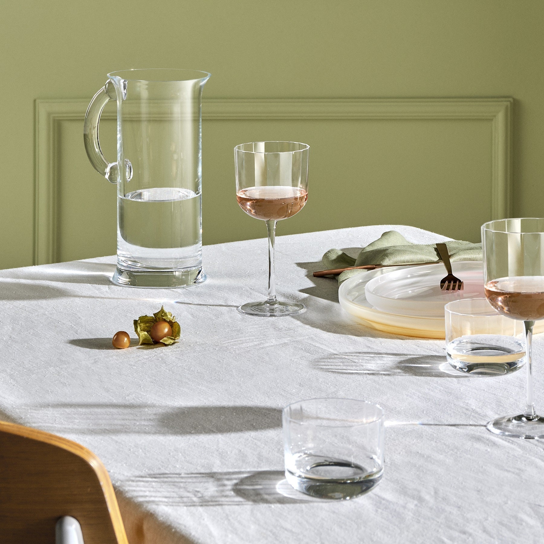 Neo Wine Glasses | Clear Crystal | Set of 2