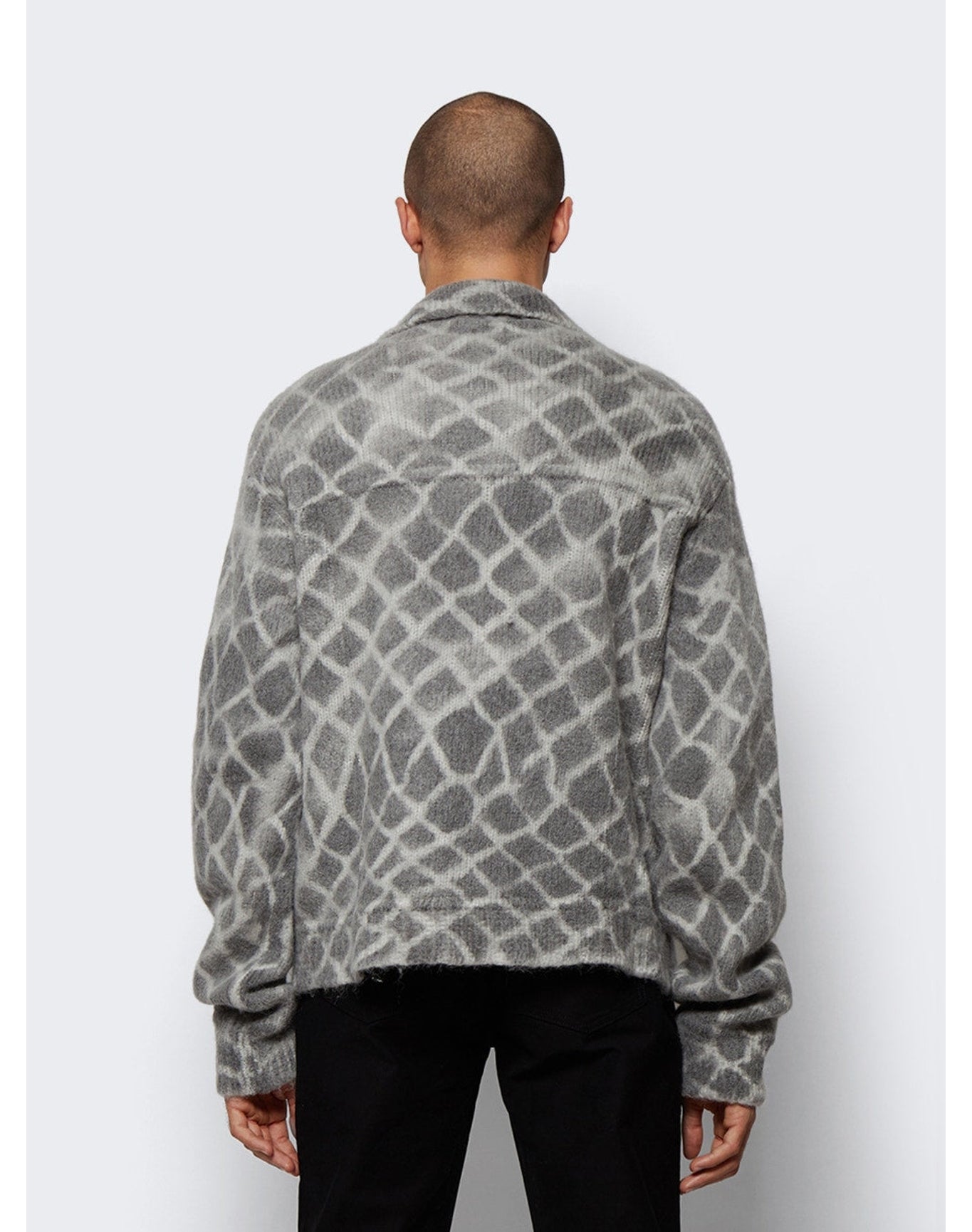 Nahmias | Men | Knit Swish Trucker Jacket | Black