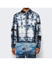 Nahmias | Men | Padded Zip Jacket Tie Dye | Blue