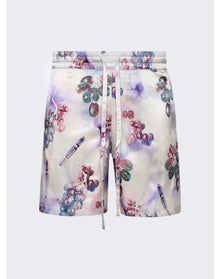 Nahmias | Men | Silk Shorts | Grape Print
