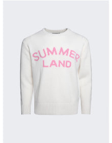 Nahmias | Men | Summerland Intarsia Crewneck Sweater | White