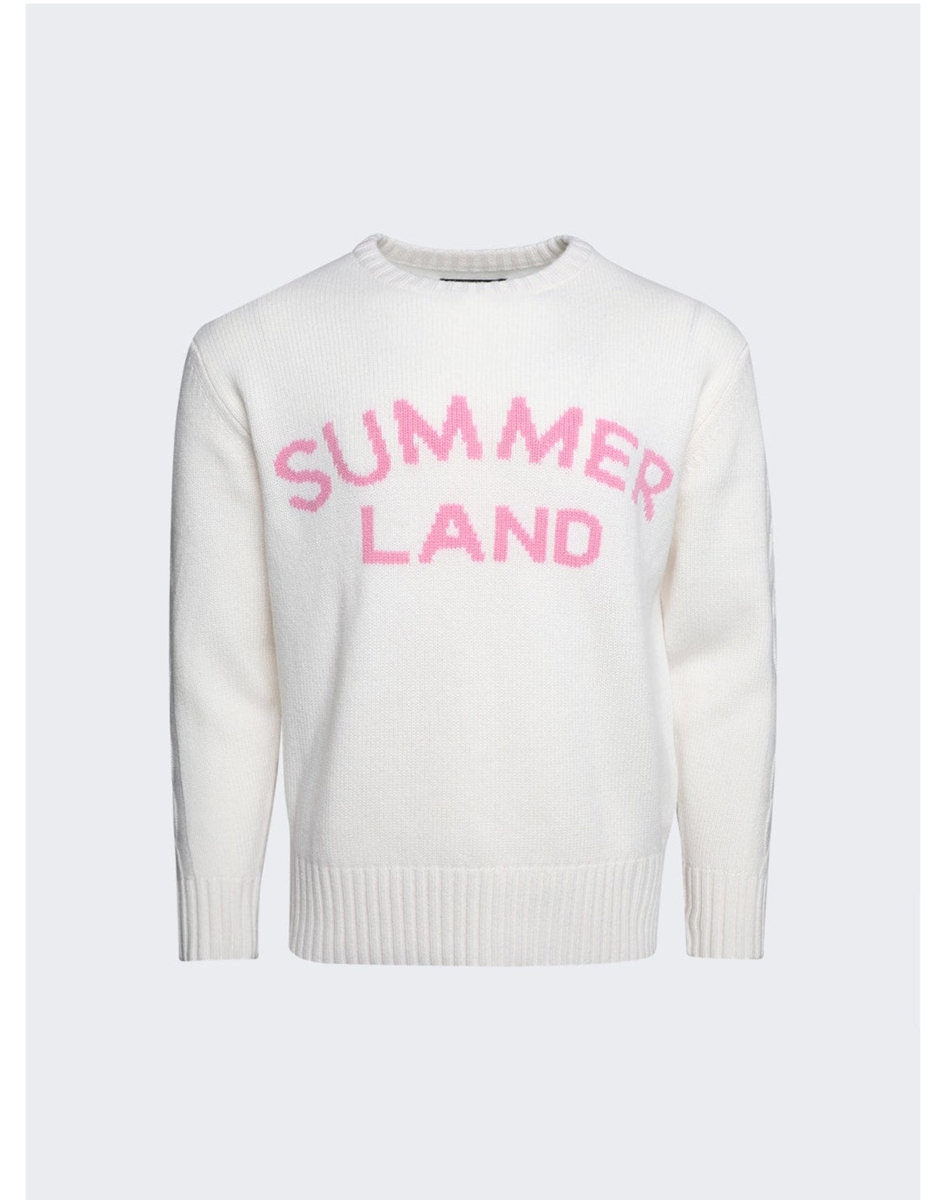 Nahmias | Men | Summerland Intarsia Crewneck Sweater | White
