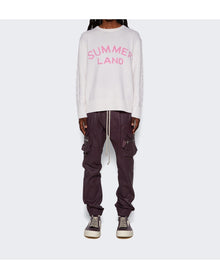 Nahmias | Men | Summerland Intarsia Crewneck Sweater | White