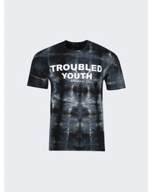 Nahmias | Men | Troubled Youth T-shirt Tie-dye | Black