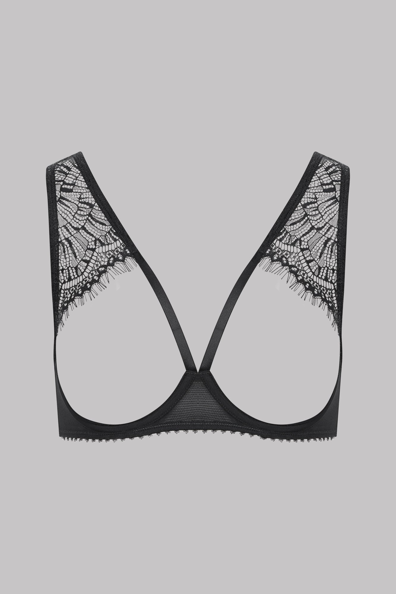 Cupless Bra - Accroche Coeur | Black