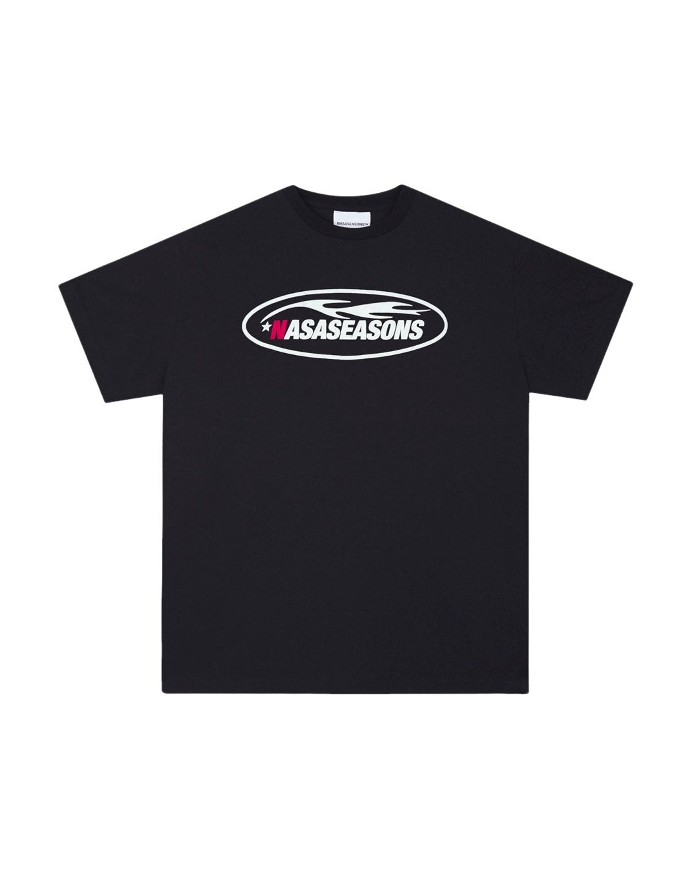 Nasaseasons | Men | Flame Logo Graphic T-shirt | Black
