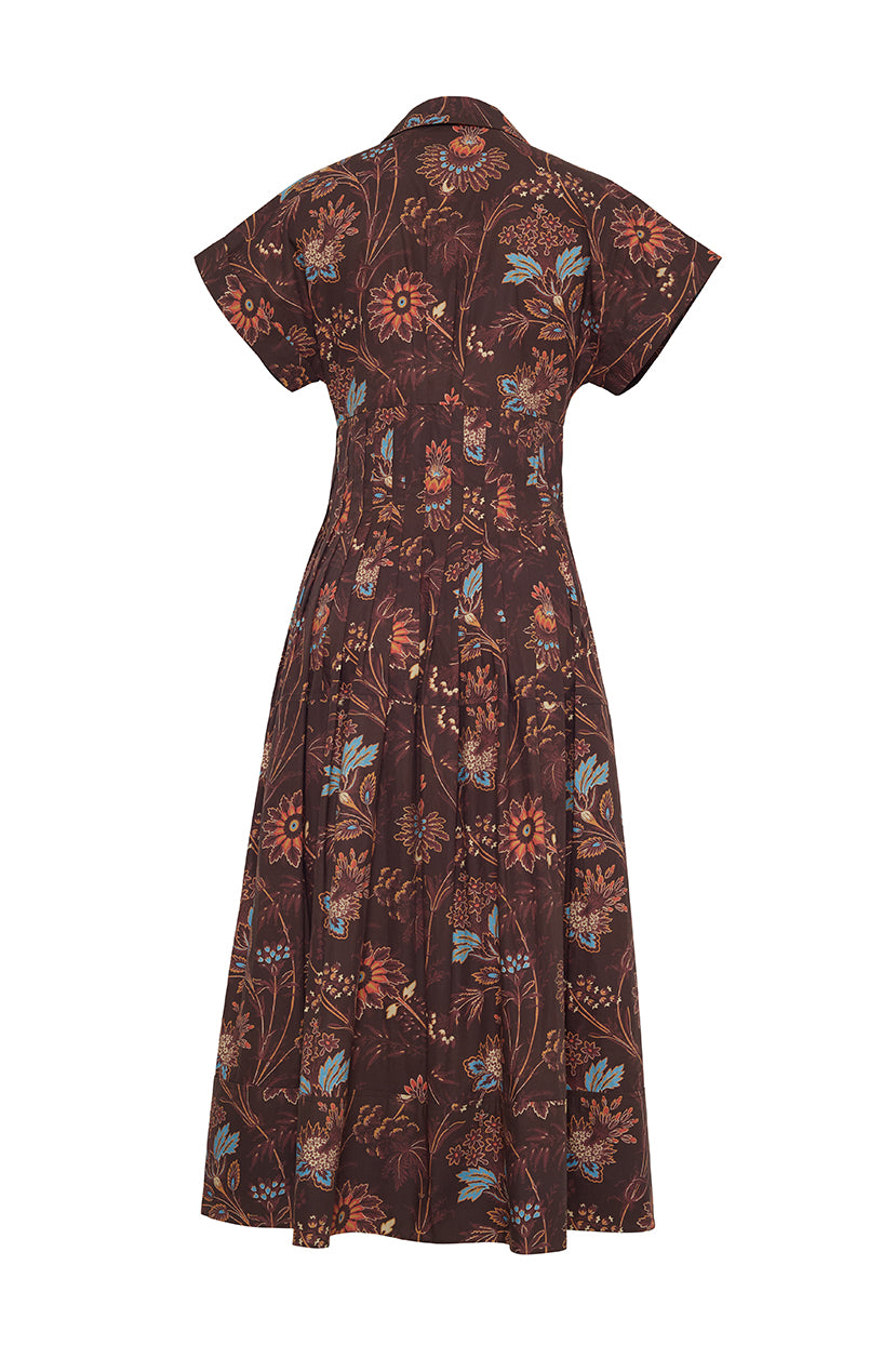 Nash Dress | Brown Vine Blooms