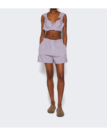 Natasha Zinko | Women | Checked Boxers | Purple