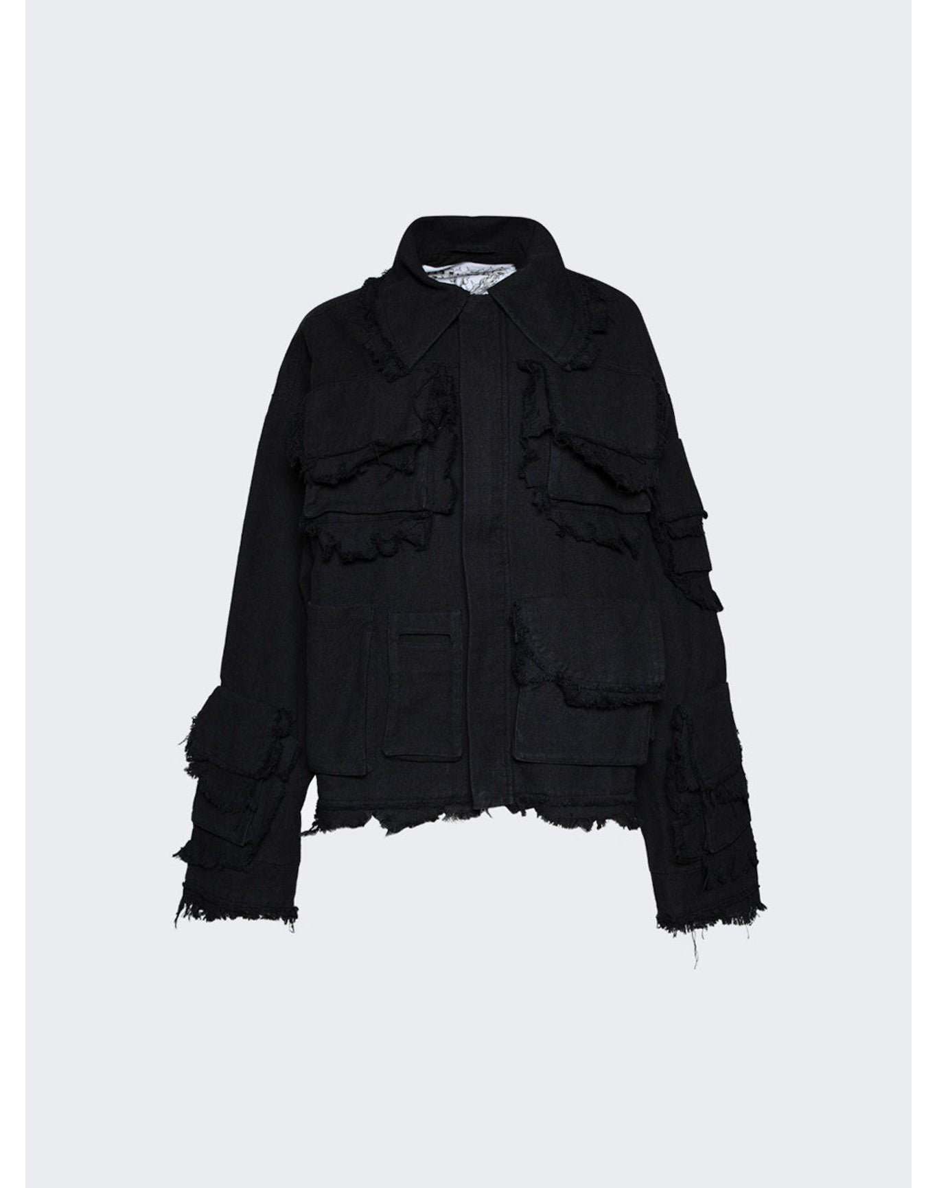 Natasha Zinko | Women | Denim Cargo Jacket | Black