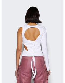 Natasha Zinko | Women | One Sleeve Underwear Top | White