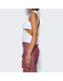 Natasha Zinko | Women | One Sleeve Underwear Top | White