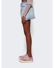 Natasha Zinko | Women | Reverse Denim Shorts | Light Wash