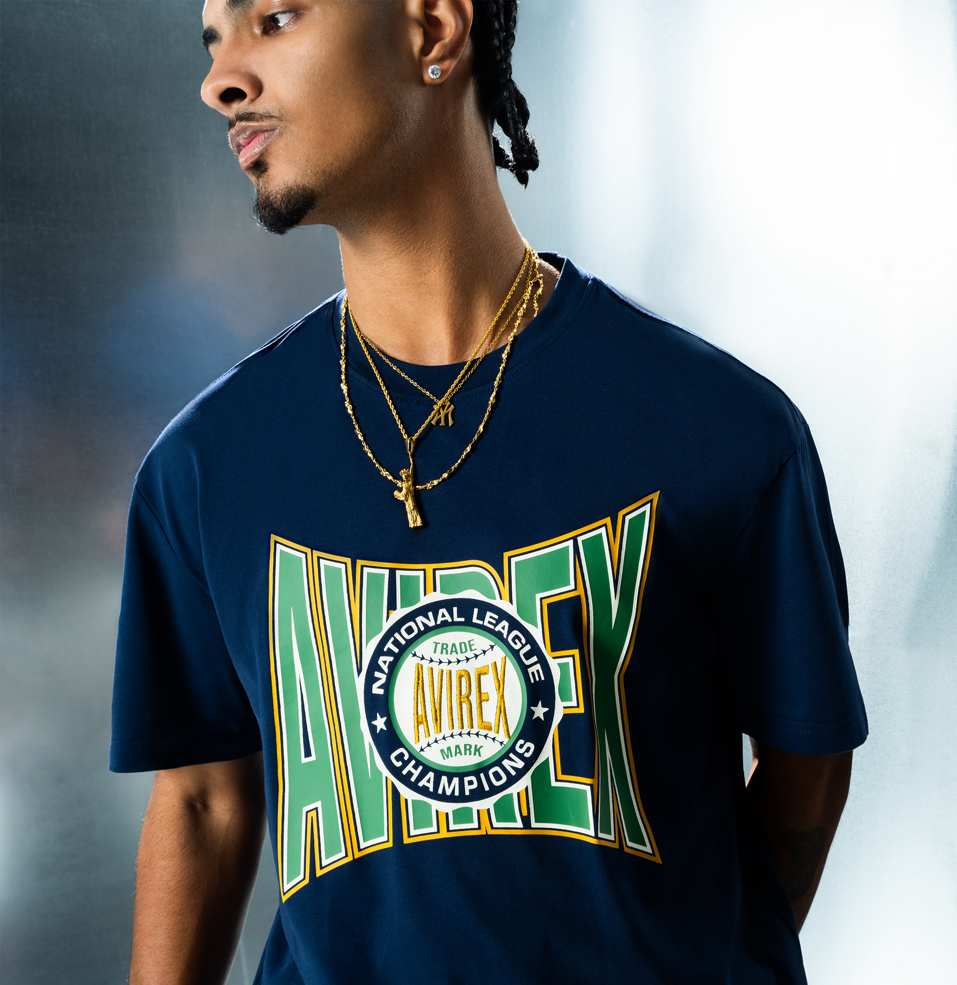 National League Tee | Navy Blue