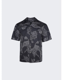 Neil Barrett | Men | Bowling Shirt | Black x White