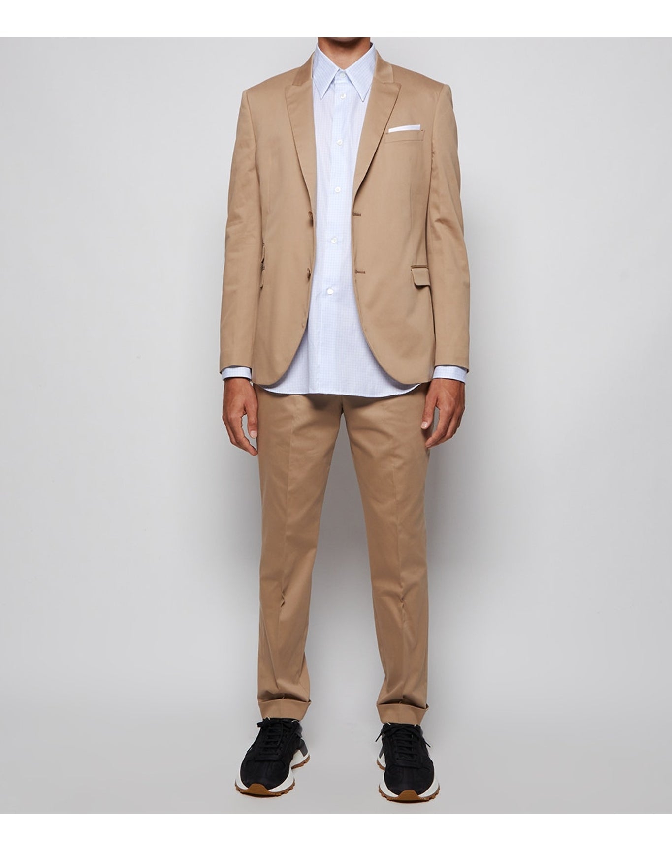 Neil Barrett | Men | Travel Slim Fit Long Unlined Suit | Dark Safari