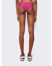 Nensi Dojaka | Women | Bikini Bottom With Side Drapes | Peonia Pink