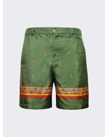 Nick Fouquet | Men | Silk Shorts | Green