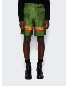 Nick Fouquet | Men | Silk Shorts | Green