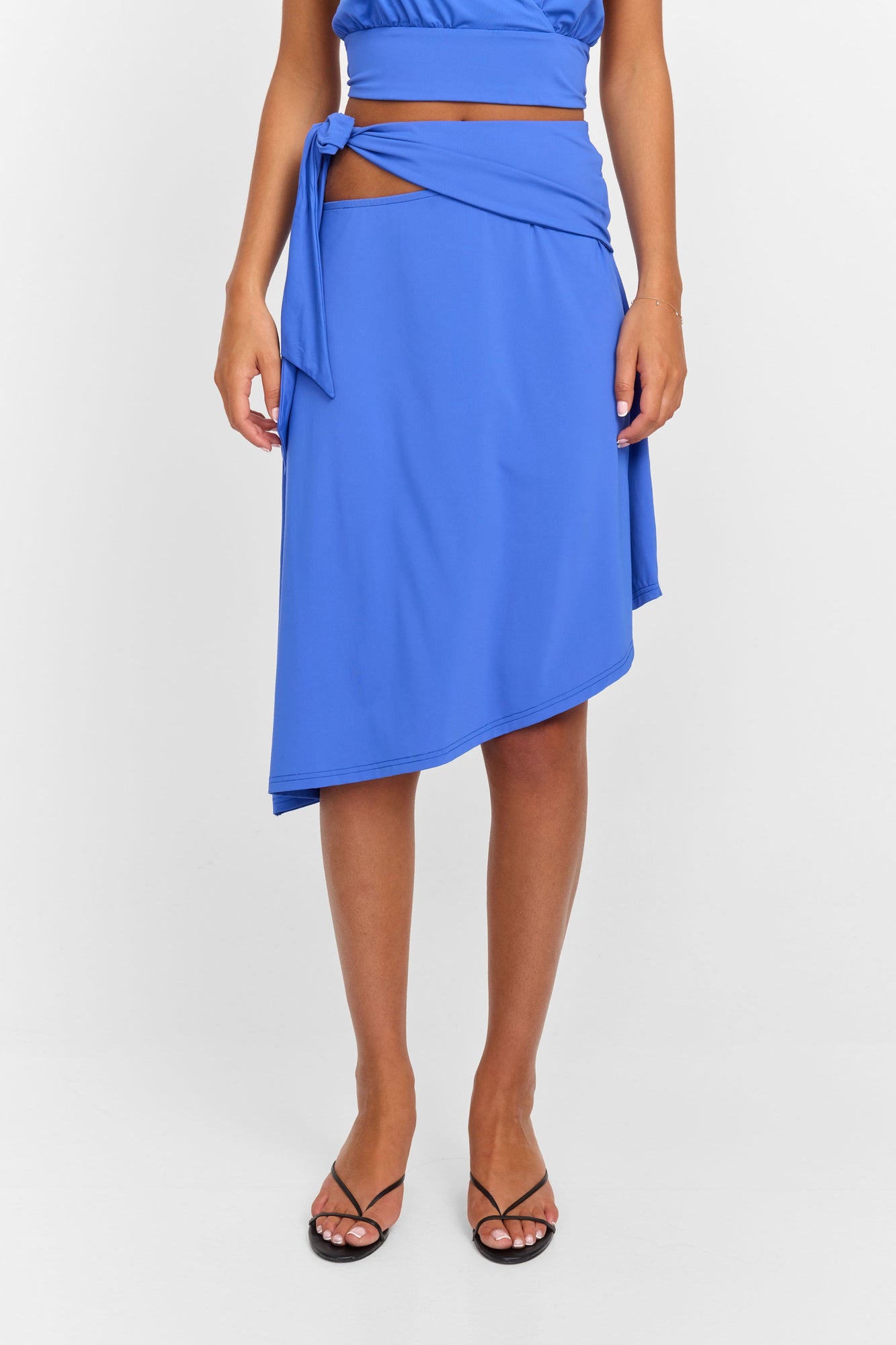 Luna Midi Skirt | Blue