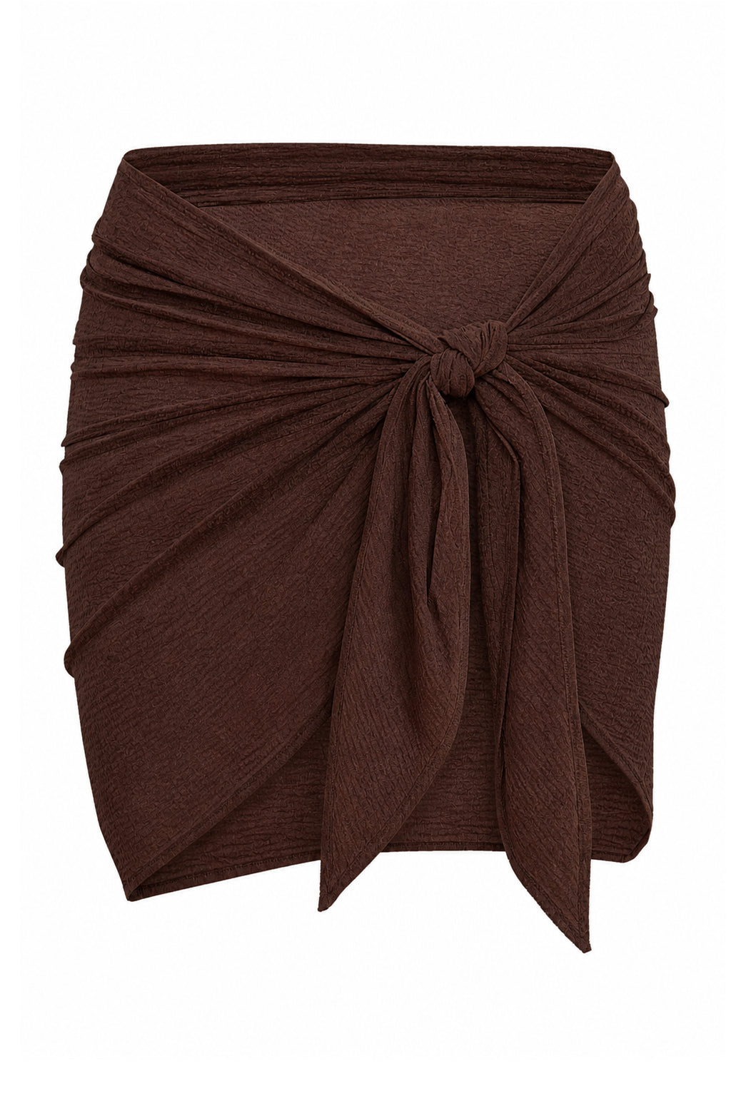 Nyla Pareo Skirt | Mocha Crepe