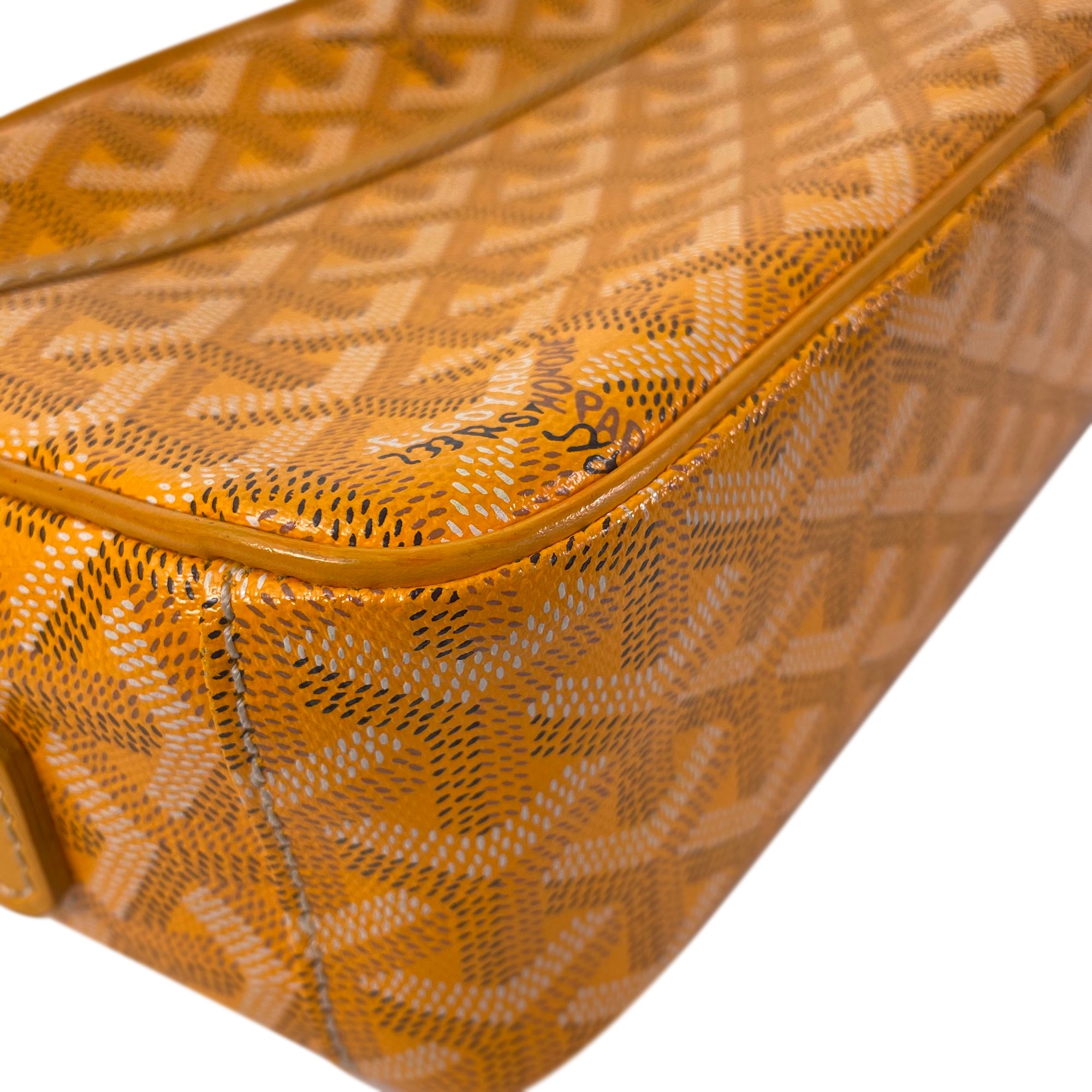 Goyard | Pre-Owned Goyardine Sac Cap Vert | Yellow