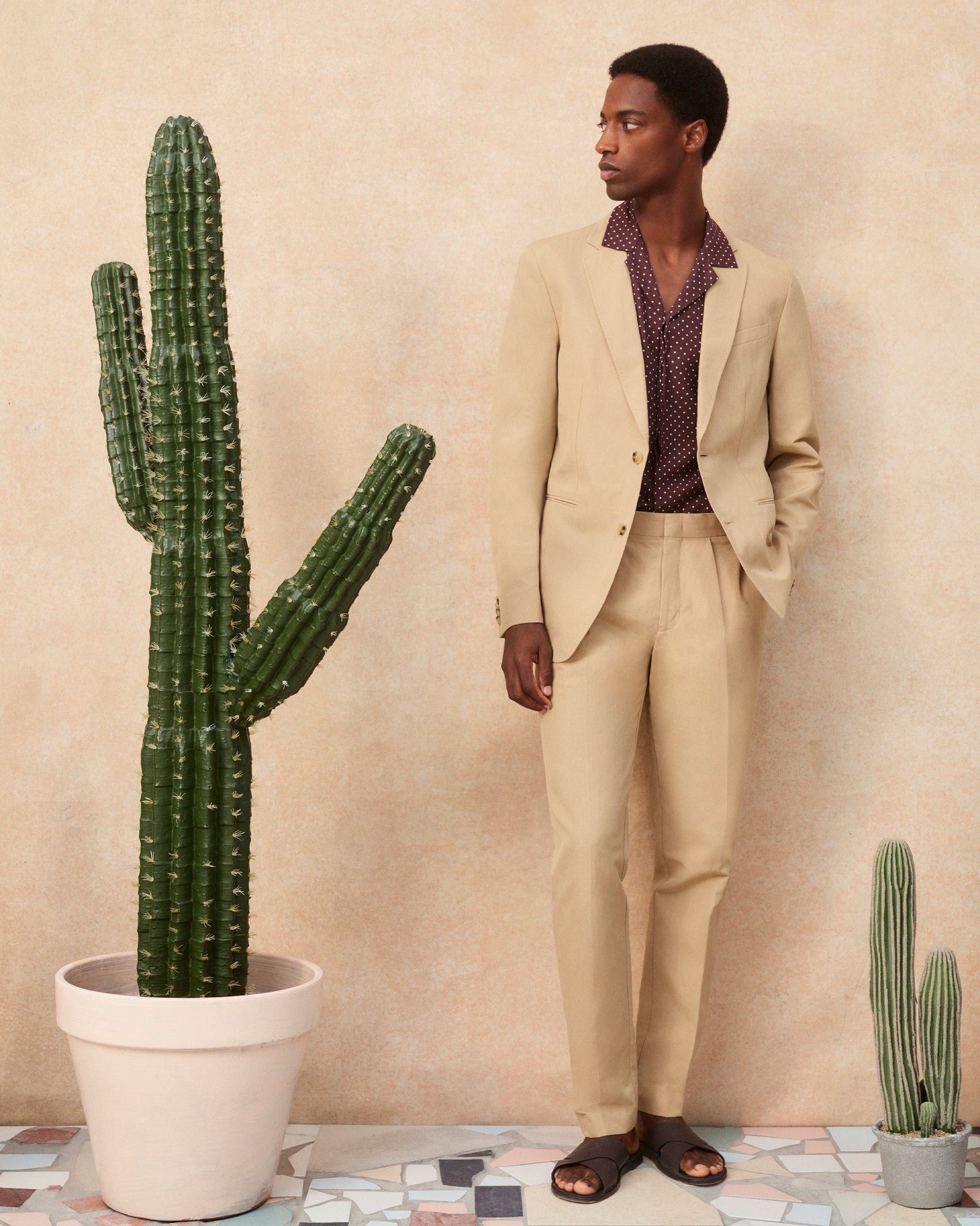 Men | Garret Suit | Biscuit