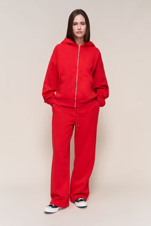 Womens | Relaxed Drawstring Sweatpants | Red Love