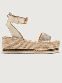 Odissi | Lily Espadrille | Light Gold
