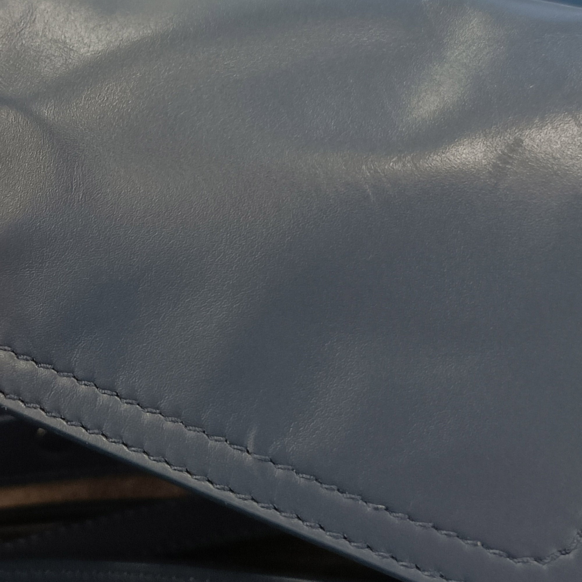 Bottega Veneta | Pre-Owned Intrecciato Satchel | Blue