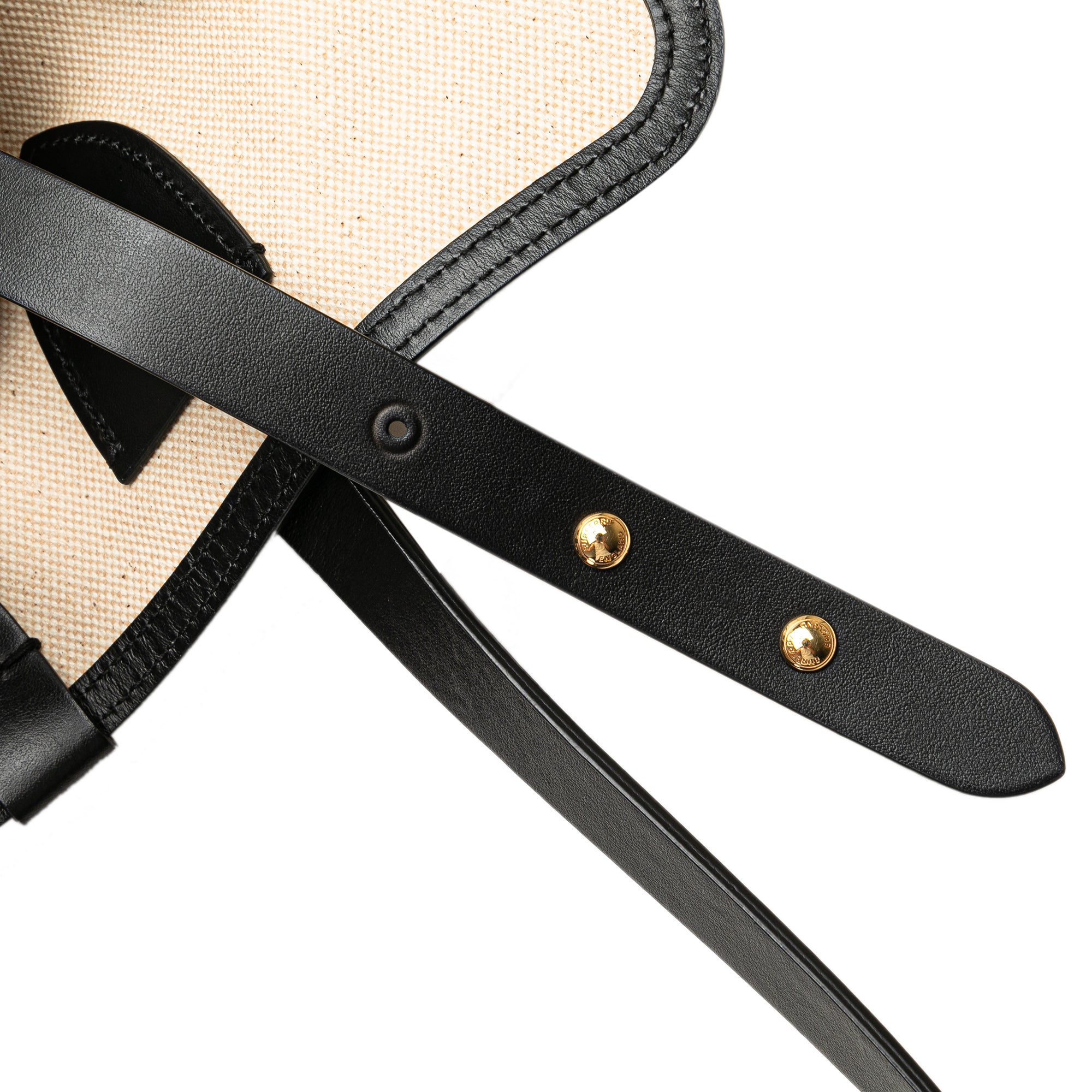Burberry | Pre-Owned Canvas Logo Soft Belt Tote Bag | Brown