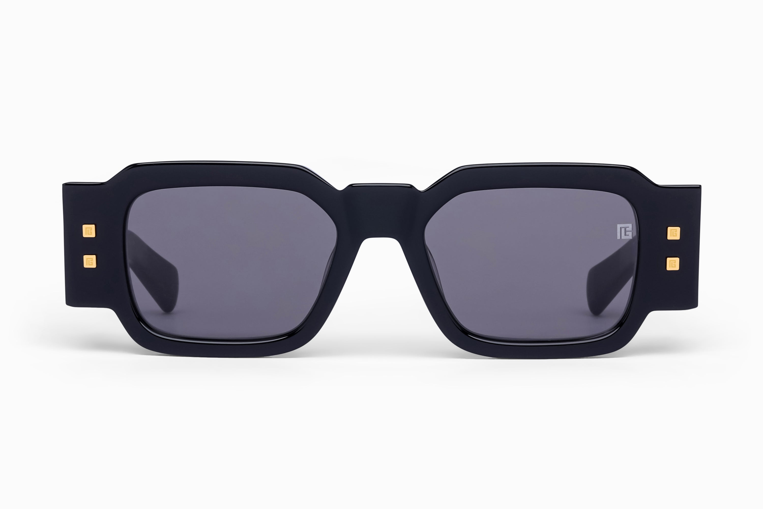 Unisex | Olivier - III Sunglass | Black - Gold | Dark Grey