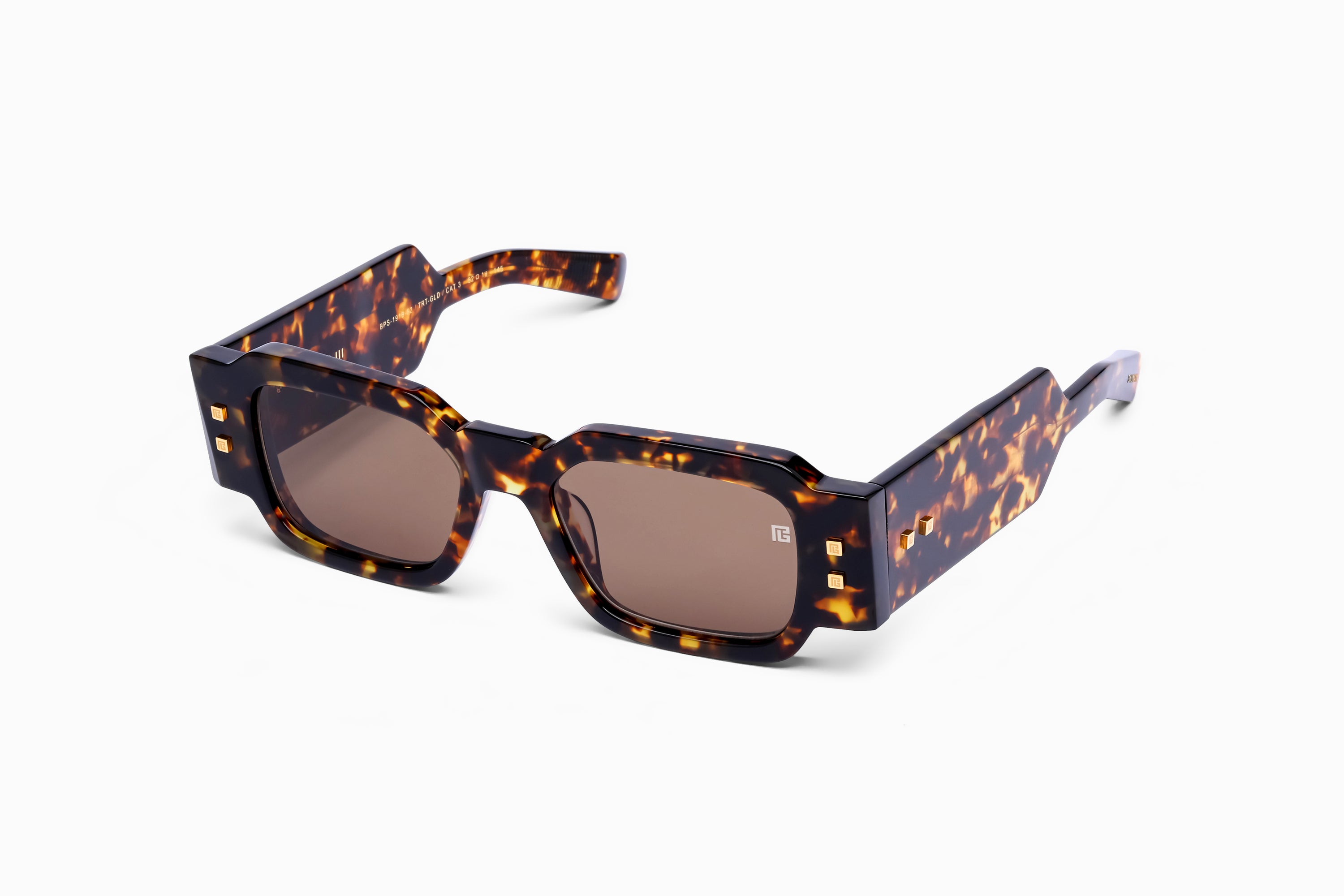Unisex | Olivier - III Sunglass | Spotted Havana - Gold | Dark Brown