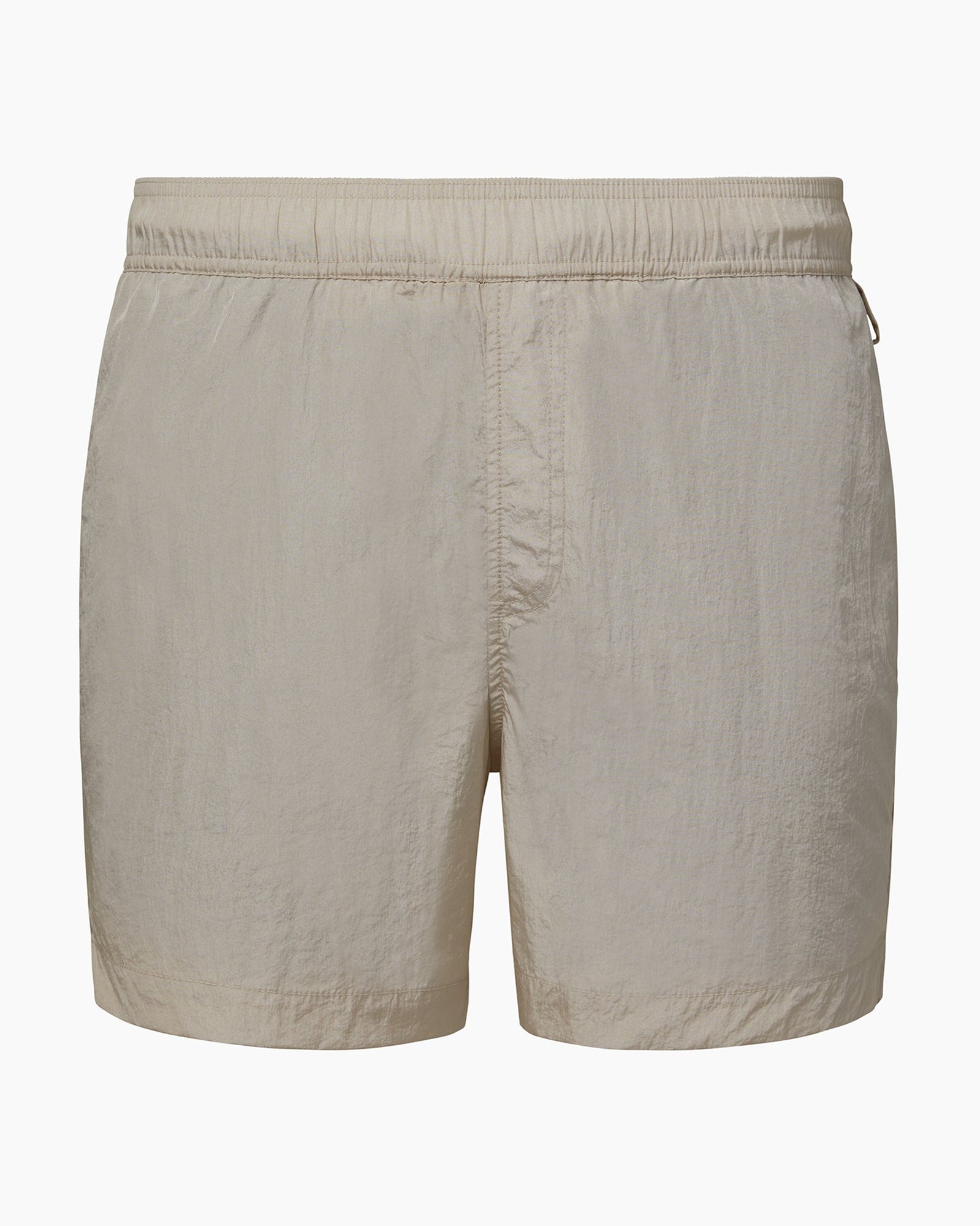 Mens | Nylon Crinkle 5" Swim Trunk | Stone