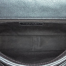 Chanel | Pre-Owned Small Iridescent Goatskin Double Carry Waist Chain Flap | Purple