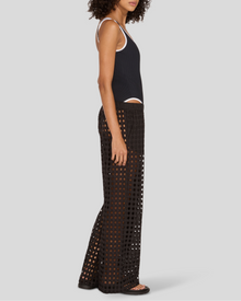 Womens | Eyelet Delaney Pant | Noir