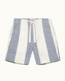 Men | Alex Short | Bergamo Blue/White Stripe